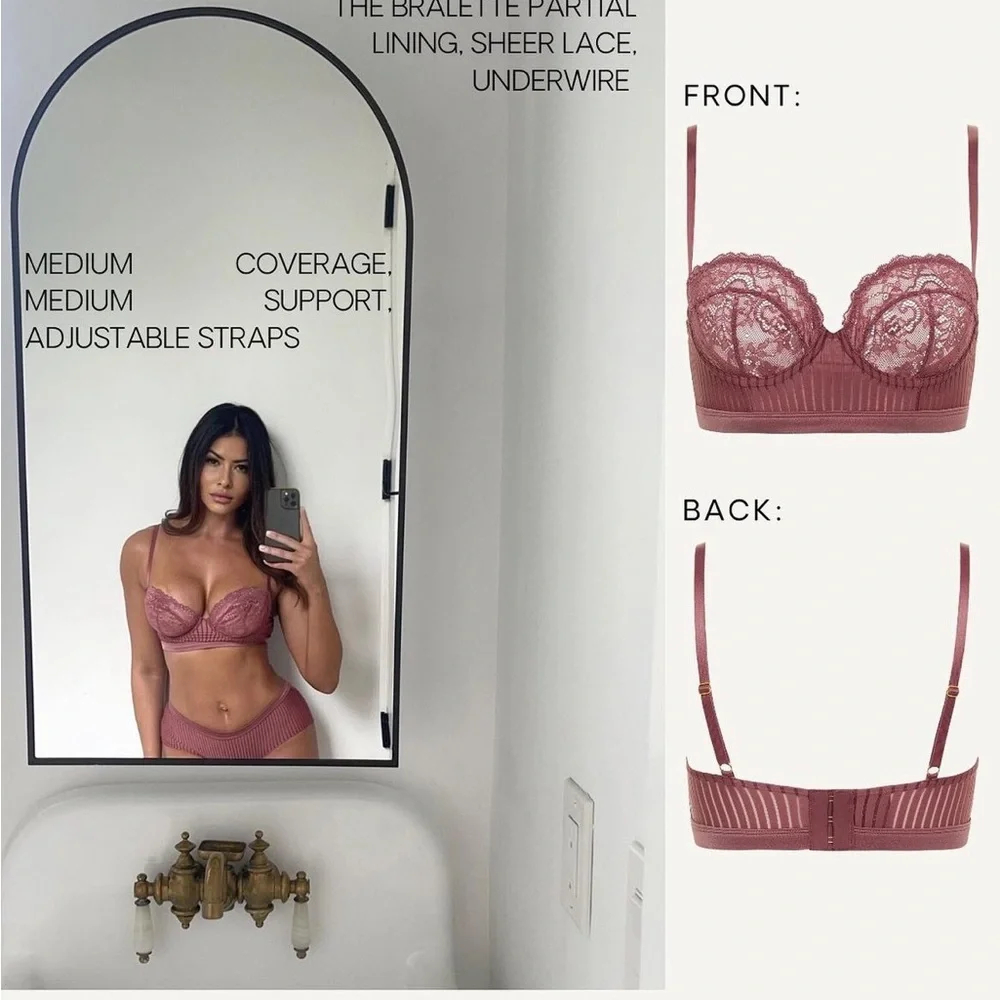 Pink Bra Set - Picture 2 of 4